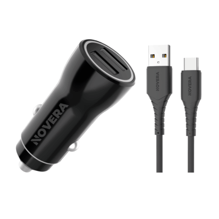 Cargador Para Auto 12W + Cable Usb-C