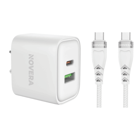 Cargador Carga Rápida 20W + Cable Usb-C