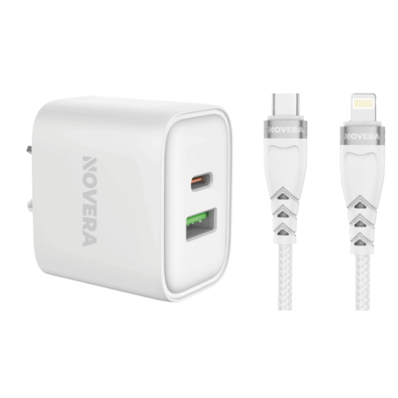 Cargador Carga Rápida 20W + Cable Lightning