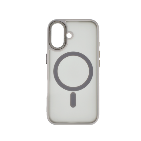 Funda Para iPhone 16 PLUS Anti Golpes Magsafe - Gris