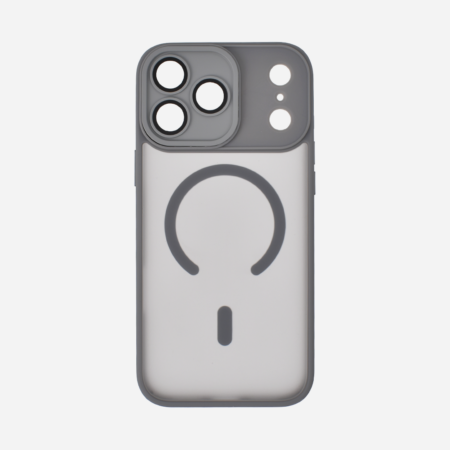 Funda Para iPhone 17 Pro Max Con Protector De Cámara Antigolpes - Gris