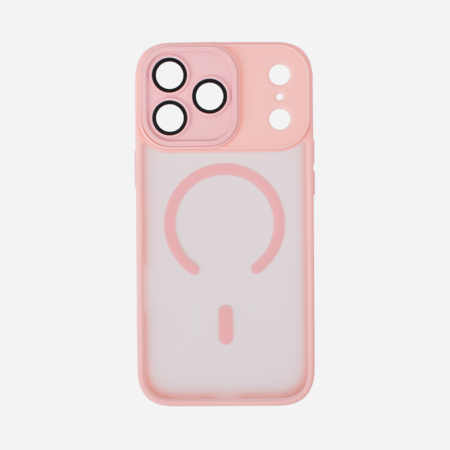 Funda Para iPhone 17 Pro Max Con Protector De Cámara Antigolpes - Rosa