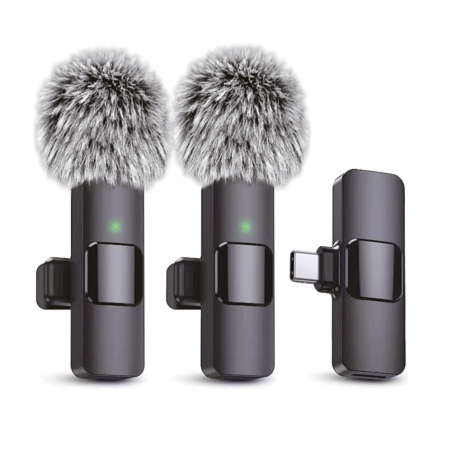 Micrófono Inalámbrico Con Filtro Antiviento - Novera - 2, Tipo C