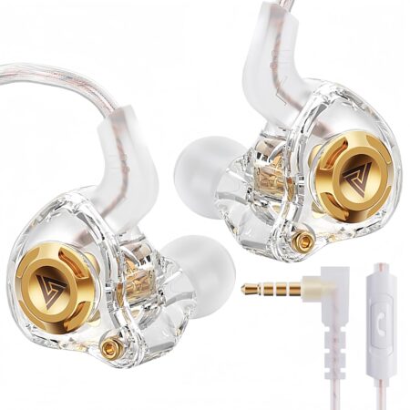 Auriculares IEM – QKZ / AK6 SRS – Con Micrófono - Blanco