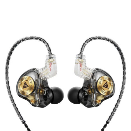 Auriculares IEM - QKZ Enzo Pro - Con Micrófono - Negro